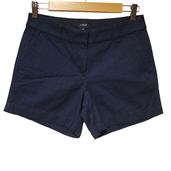J.Crew Factory 5" Classic Chino Short Preppy Closet Staple‎ Summer Vacation Sz 2 - Picture 1 of 8